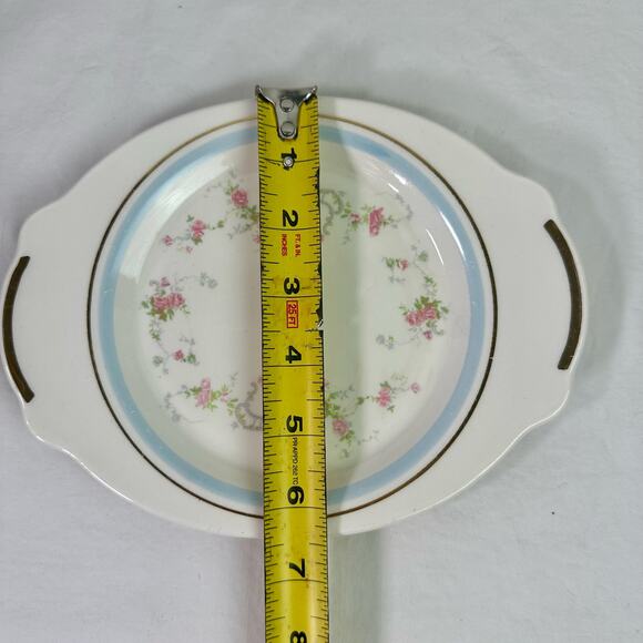 Limoges VTG Candle Light Nancy Rose A-50 Floral Small 6.5" Diameter Plate *READ - Picture 7 of 8